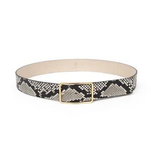 b low the belt milla snake skin belt